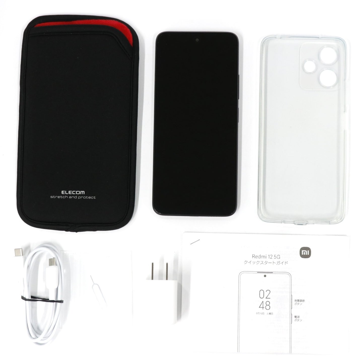 [中古(C)] Xiaomi(シャオミ)Redmi 12 5G SIMフリー redmi-12-mb ミッドナイトブラック[可]
