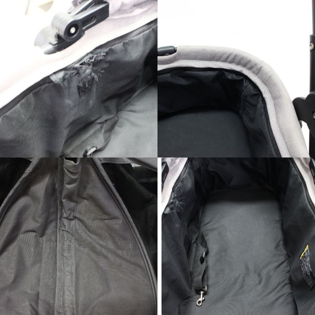 コンビ ペット用カート ルルテイル キャリー 4972990195140  レンティキュラークラウズグレー 整備済みアウトレット品 [中古(C)]