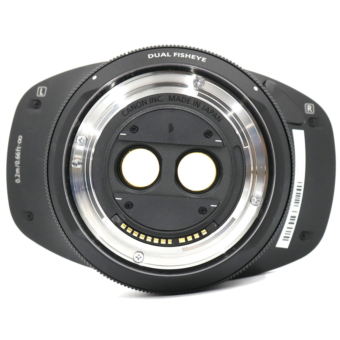 CANON RF5.2mm F2.8 L DUAL FISHEYE 単焦点レンズ rf52-f28l-dfe   整備済みアウトレット品 [中古(A)]