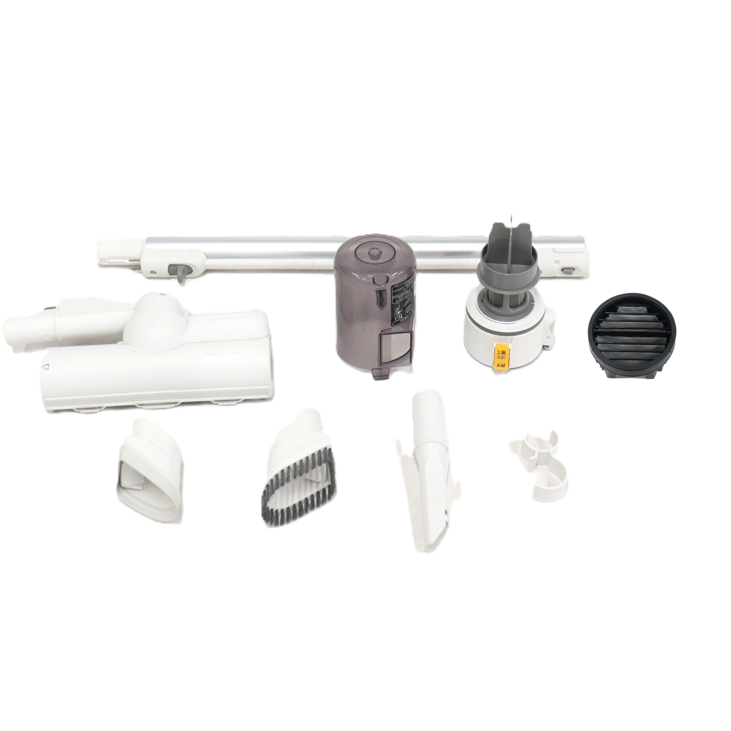 シャープ RACTIVE Air EC-AR8 サイクロン式コードレススティッククリーナー掃除機 ec-ar8-w  ホワイト 整備済みアウトレット品 [良い(B)]