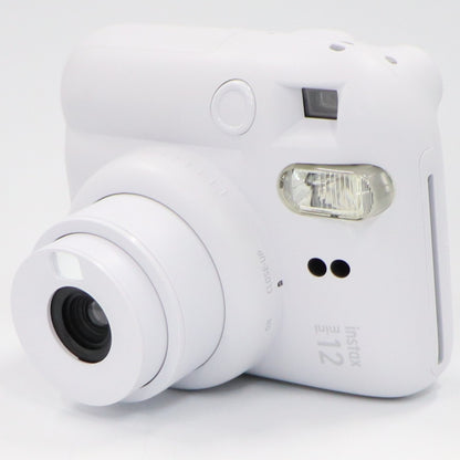 [ジャンク]  富士フイルム instax mini 12 インスタントカメラ チェキ クレイホワイト[難あり(D)]