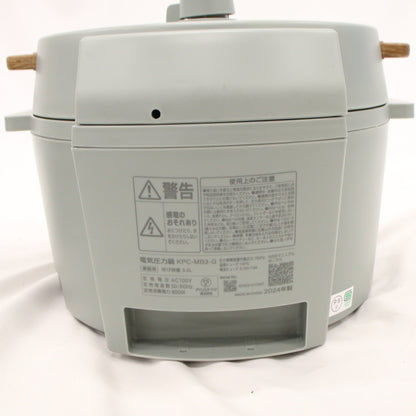 [中古(B)] アイリスオーヤマ 電気圧力鍋 3.0L グリーン KPC-MB3-G グリーン [良い]
