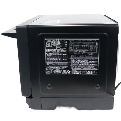 [22L]シャープ ウォーターオーブン ヘルシオ AX-UA30 オーブンレンジ ax-ua30-b  ブラック 整備済みアウトレット品 [中古(C)]