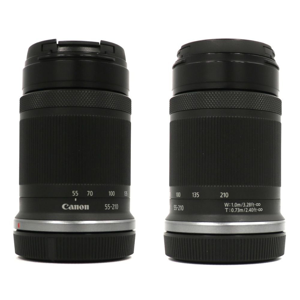 CANON RF-S55-210mm F5-7.1 IS STM 望遠ズームレンズ rf-s55-210isstm-b  ブラック 整備済みアウトレット品 [中古(C)]