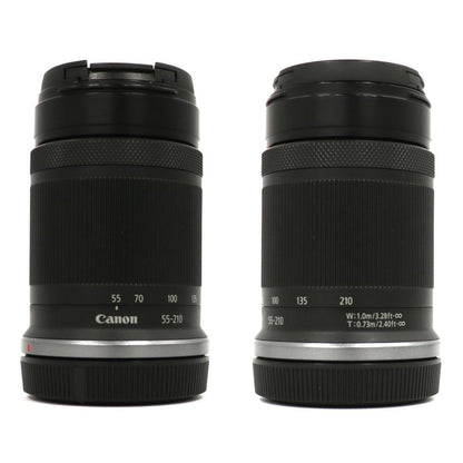CANON RF-S55-210mm F5-7.1 IS STM 望遠ズームレンズ rf-s55-210isstm-b  ブラック 整備済みアウトレット品 [中古(C)]