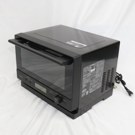 [中古(C)]【C:庫内床面に目立つ焦げ付き有】 【404417s】 [18L]シャープ PLAINLY RE-WF185 オーブンレンジ re-wf185-b ブラックre-wf185-b　[可]