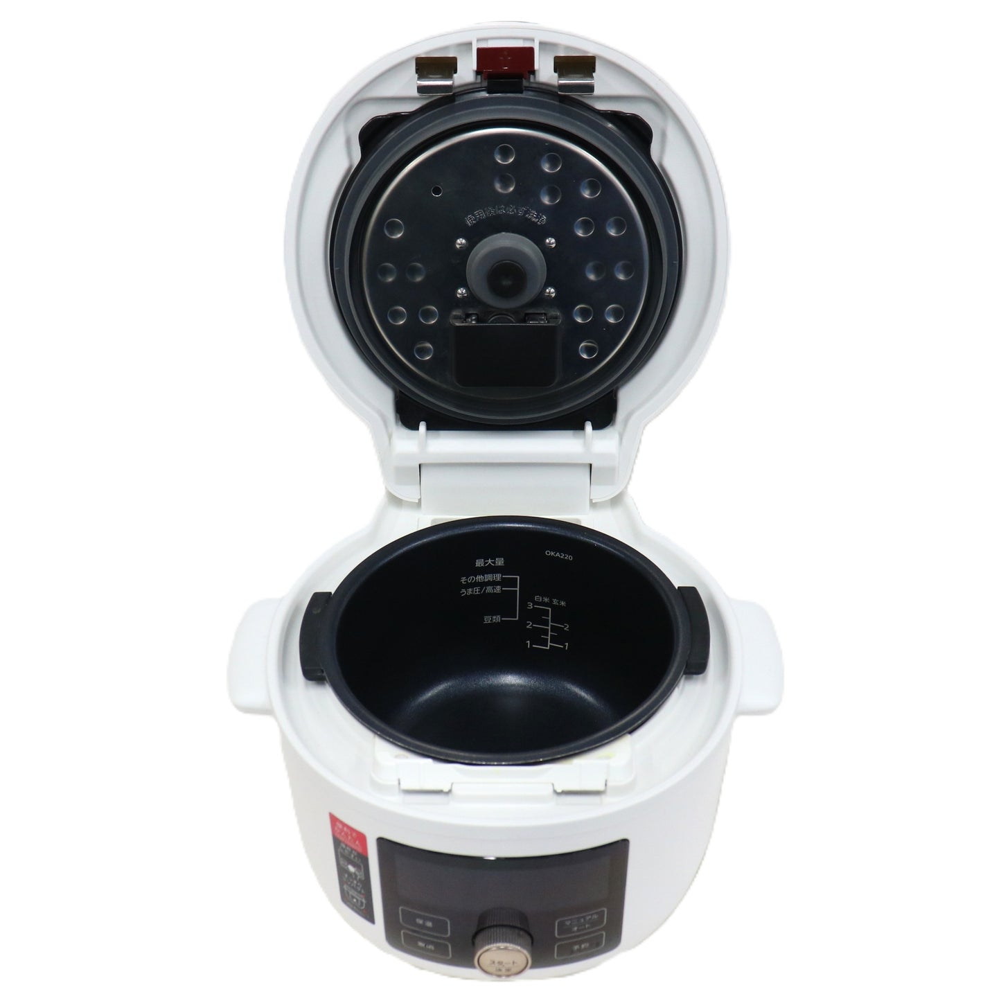 タイガー TIGER COOKPOT(クックポット) COK-B220 電気圧力鍋 cok-b220-w  マットホワイト 整備済みアウトレット品 [中古(C)]