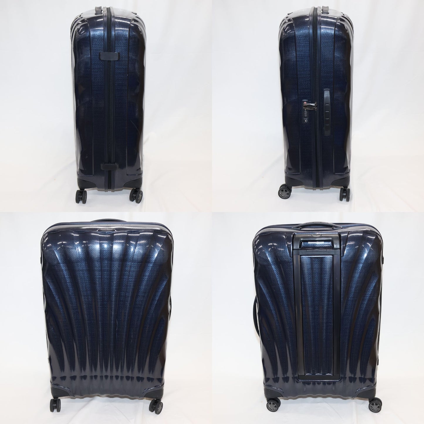 [8-10泊向けサイズ]サムソナイト シーライト スピナー75 94L ハードスーツケース samsonite-clite75-mbl  ミッドナイトブルー 整備済みアウトレット品 [中古(C)]