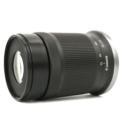 CANON RF-S55-210mm F5-7.1 IS STM 望遠ズームレンズ rf-s55-210isstm-b  ブラック 整備済みアウトレット品 [中古(C)]