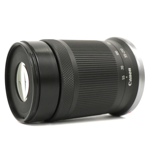 CANON RF-S55-210mm F5-7.1 IS STM 望遠ズームレンズ rf-s55-210isstm-b  ブラック 整備済みアウトレット品 [中古(C)]