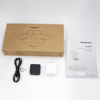 パナソニック 高周波治療器 コリコランワイド EW-RA550(肩用セット) ew-ra550-k  ブラック 整備済みアウトレット品 [中古(C)]