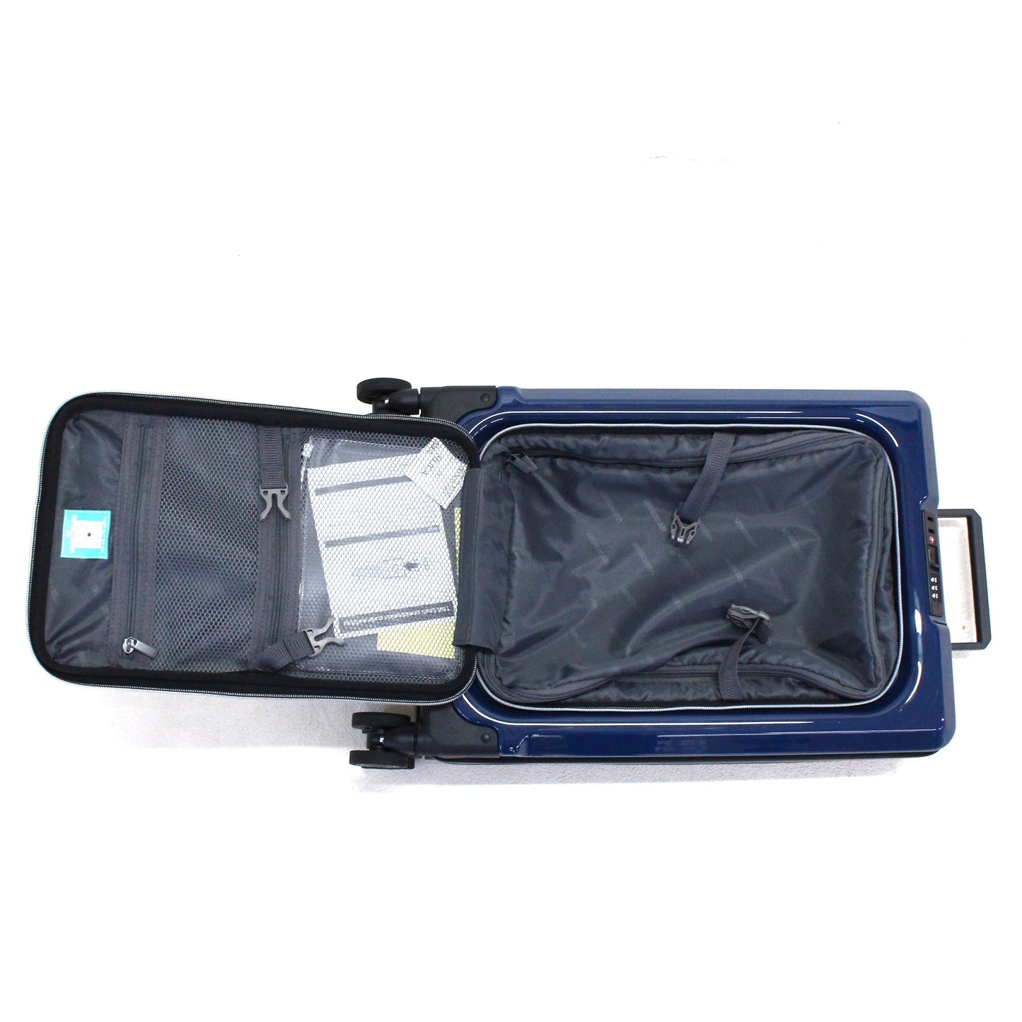 [1-3泊向けサイズ]LEGEND WALKER 6031 フィット 15L/拡張時35L ハードスーツケース 6031-47-nv  ミッドナイトネイビー 整備済みアウトレット品 [良い(B)]