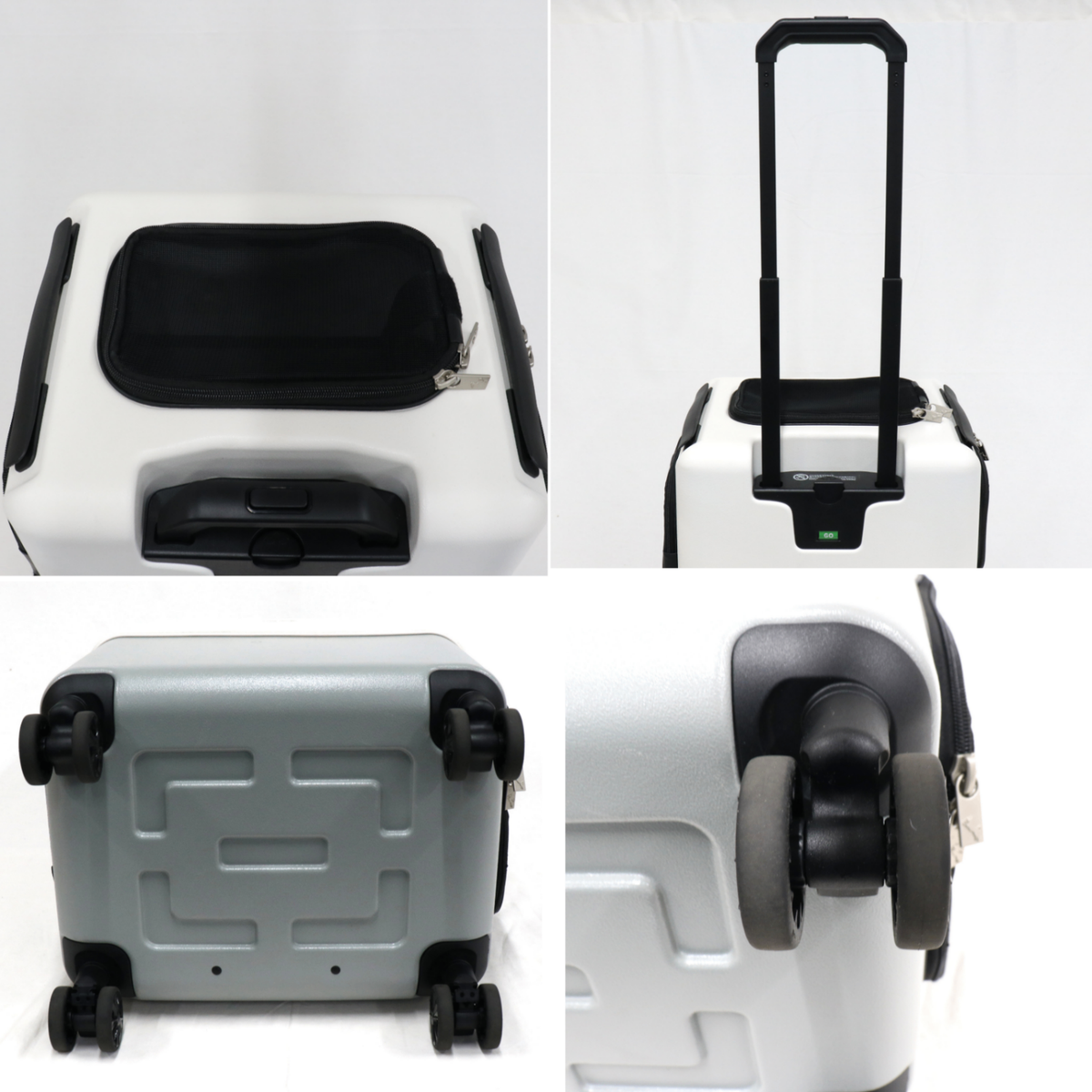 LEGEND WALKER PETiCO iCO ペットキャリー Mサイズ 3001-M ico-3001-m-gy-wh  サンドグレー×ホワイト 整備済みアウトレット品 [中古(C)]
