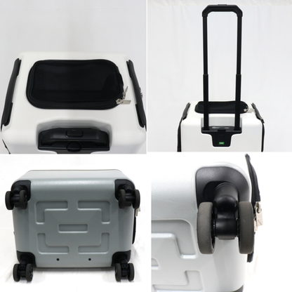 LEGEND WALKER PETiCO iCO ペットキャリー Mサイズ 3001-M ico-3001-m-gy-wh  サンドグレー×ホワイト 整備済みアウトレット品 [中古(C)]