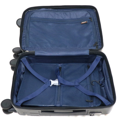 [1-3泊向けサイズ]BERMAS INTER CITYⅡ PRO No.60566 36L 48cm ワンタッチフロントオープン ハードスーツケース intercity2pro-60566-mb  マットブラック 整備済みアウトレット品 [良い(B)]