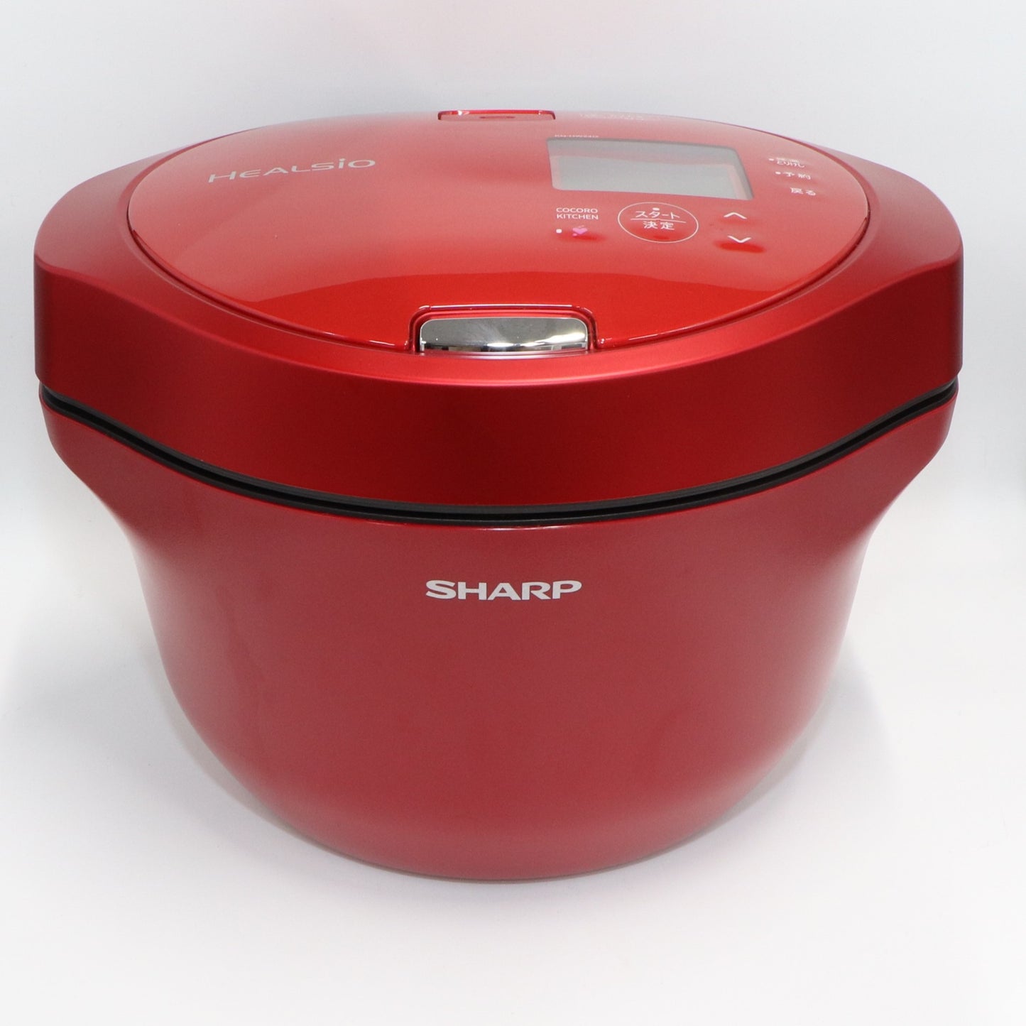 [中古(B)] SHARP 水なし自動調理鍋 HEALSiO ヘルシオ ホットクック 2.4Lタイプ レッド系 KN-HW24G-R