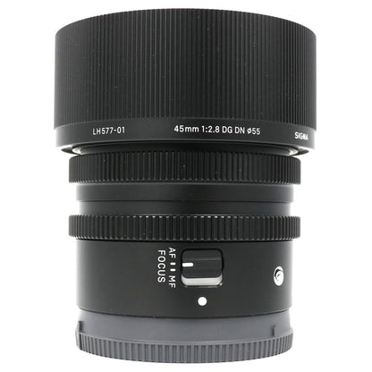 シグマ 45mm F2.8 DG DN Contemporary 単焦点レンズ (SONY Eマウント) 360658  sigma-45mm-f28-e   整備済みアウトレット品 [中古(A)]
