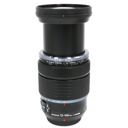 OM SYSTEM M.ZUIKO DIGITAL ED 12-100mm F4.0 IS PRO 高倍率ズームレンズ mzuiko12-100mmf40ispro   整備済みアウトレット品 [中古(A)]