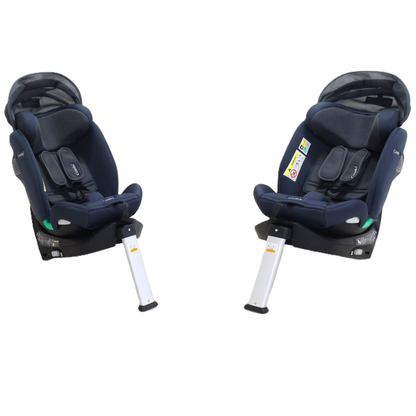コンビ クルムーヴ ロング R129 エッグショック EA チャイルドシート (ISOFIX固定 / R129適合) 4972990198011  ブルー 整備済みアウトレット品 [良い(B)]