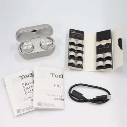 [中古(B)] パナソニック Technics EAH-AZ80 フルワイヤレスイヤホン eah-az80-s シルバー  [良い]