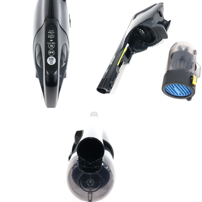 シャープ RACTIVE Air POWER EC-PR9 サイクロン式コードレススティッククリーナー掃除機　ec-pr9-b  ブラック 整備済みアウトレット品 [良い(B)]