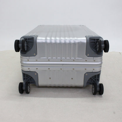 [3-5泊向けサイズ]LEGEND WALKER 1510 65L アルミ製ハードスーツケース 1510-63-sl  シルバー 整備済みアウトレット品 [中古(C)]