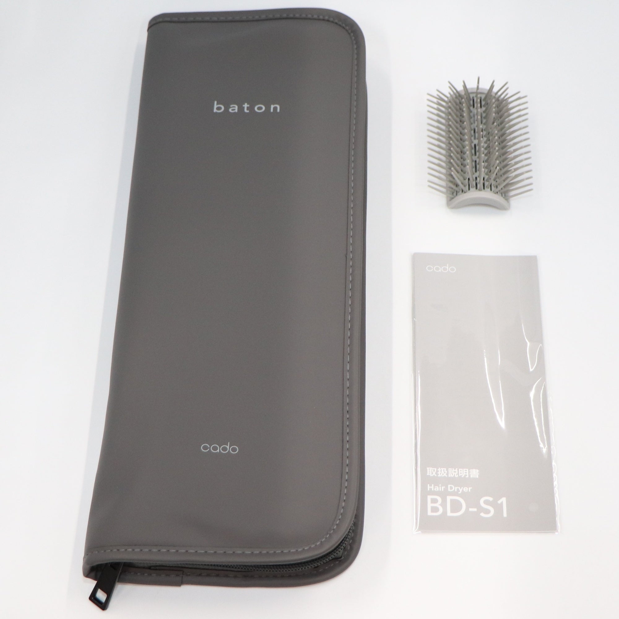 【未使用に近い】cado　baton BD-S1-SS SILVER バトン cado 特典付 cado/カドー baton バトン BD-S1 スティック型ヘア