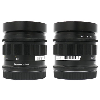 コシナ フォクトレンダー NOKTON 40mm F1.2 Aspherical 単焦点レンズ(Nikon Zマウント用) nokton-40mm-f12-aspherical-z   整備済みアウトレット品 [中古(A)]