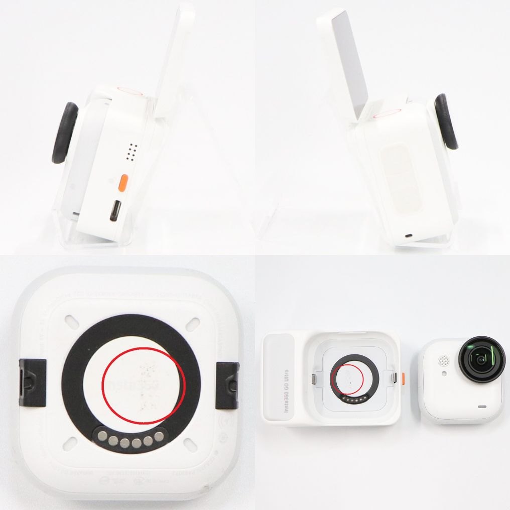 Insta360 GO Ultra 標準キット アクションカメラ　insta360-go-ultra-wh  ホワイト 整備済みアウトレット品 [中古(C)]
