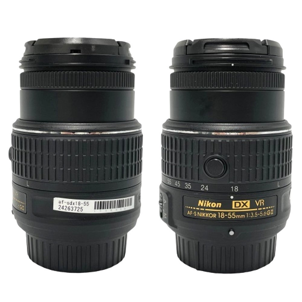 [中古(B)] NIKON AF-S DX NIKKOR 18-55mm f/3.5-5.6G VR II 標準ズームレンズ af-sdx18-55 [良い]