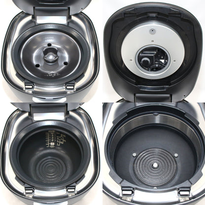 [中古(C)] [5.5合炊き] タイガー魔法瓶 土鍋ご泡火炊き JRX-T100 土鍋圧力IH式 炊飯器　jrx-t100kt コスモブラックjrx-t100kt　[可]