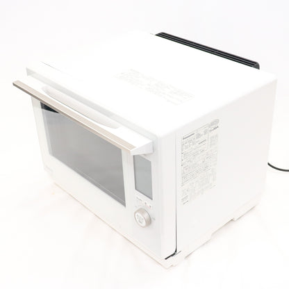 [30L]パナソニック ビストロ NE-BS9C スチームオーブンレンジ ne-bs9c-w  ホワイト 整備済みアウトレット品 [中古(C)]