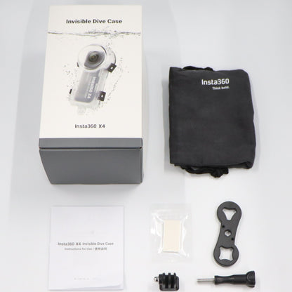 [ジャンク] Insta360 X4 360度カメラ専用 見えない潜水ケース [難あり(D)]