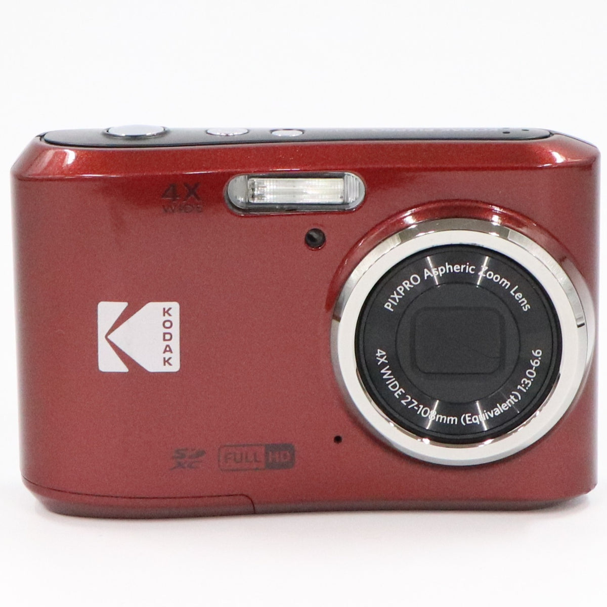 コダック PIXPRO FRIENDLY ZOOM FZ45 コンパクトデジタルカメラ pixpro-fz45-rd  レッド 整備済みアウトレット品 [良い(B)]