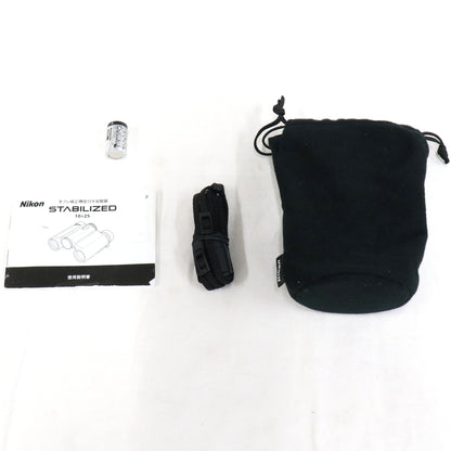 [倍率10倍] ニコン STABILIZED STB10X25 10x25 防振双眼鏡 nikon-stb1025-gn  グリーン 整備済みアウトレット品 [中古(C)]