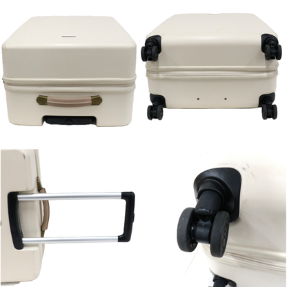 [5-8泊向けサイズ]ブルーノ MILESTO UTILITY 75L ハードキャリーケース スーツケース mls-657-sbe  サンドベージュ 整備済みアウトレット品 [中古(C)]