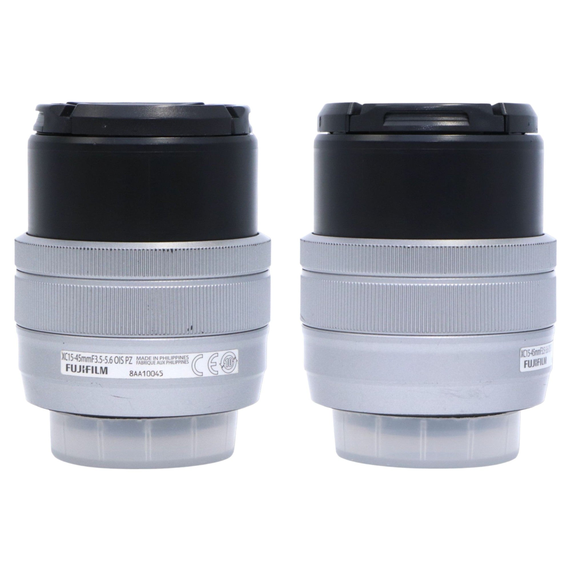 富士フイルム FUJINON XC 15-45mm F3.5-5.6 OIS PZ 標準ズームレンズ シルバー [中古][良い(B)]