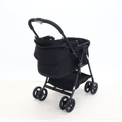 [中古(C)] コンビ ペット用カート ミリクランアルファロング カラパナブラック 4972990197878 ブラック4972990197878　[可]