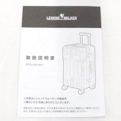 [中古(B)] [3-5泊向けサイズ]LEGEND WALKER 5901 APOLLON アポロン 62L ハードスーツケース 5901-60-bk  [良い]