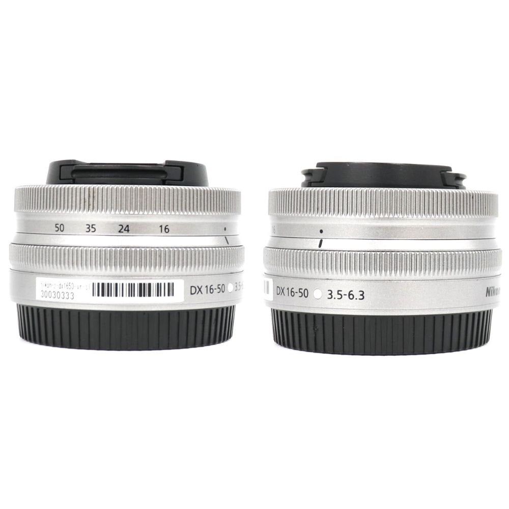 ニコン NIKKOR Z DX 16-50mm f/3.5-6.3 VR シルバー 標準ズームレンズ　nikon-z-dx1650-vr-sl   整備済みアウトレット品 [良い(B)]