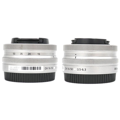 ニコン NIKKOR Z DX 16-50mm f/3.5-6.3 VR シルバー 標準ズームレンズ　nikon-z-dx1650-vr-sl   整備済みアウトレット品 [良い(B)]