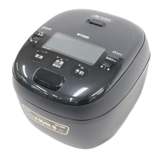 [中古(B)] [5.5合炊き]タイガー魔法瓶 炊きたてJRI-H100 炊飯器 圧力IH式　jri-h100-k ブラック [良い]