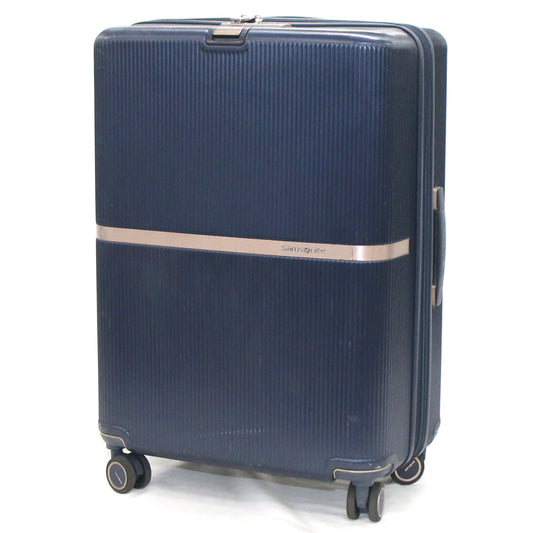 [中古(C)] [5-8泊向けサイズ]サムソナイト ミンター スピナー69 エキスパンダブル 75L/拡張時92L ハードスーツケース　samsonite-minter69-nv ネイビーsamsonite-minter69-nv　[可]