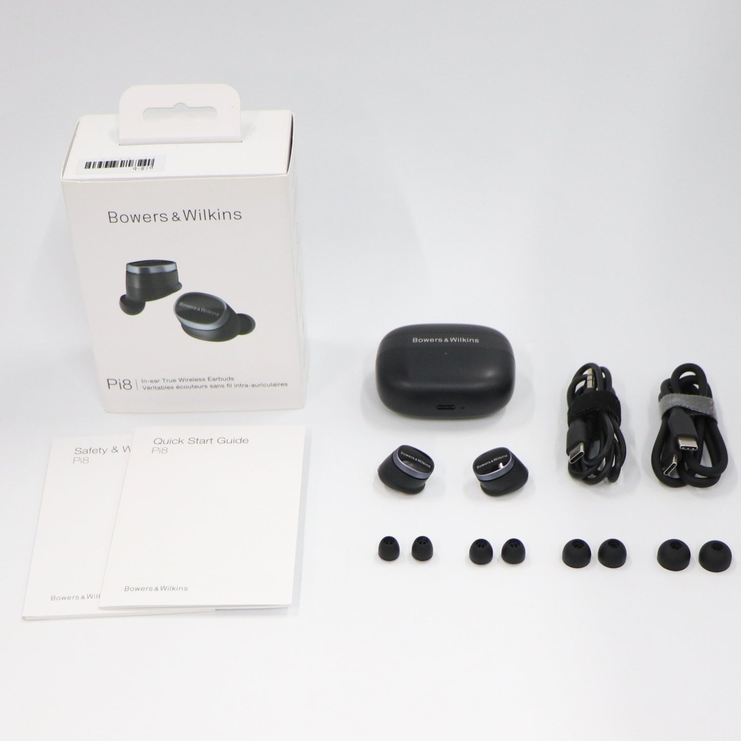 [中古(C)]  Bowers&Wilkins Pi8 ワイヤレスイヤホン ブラックpi8-b　[可]