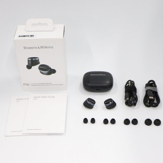 [中古(C)]  Bowers&Wilkins Pi8 ワイヤレスイヤホン ブラックpi8-b　[可]