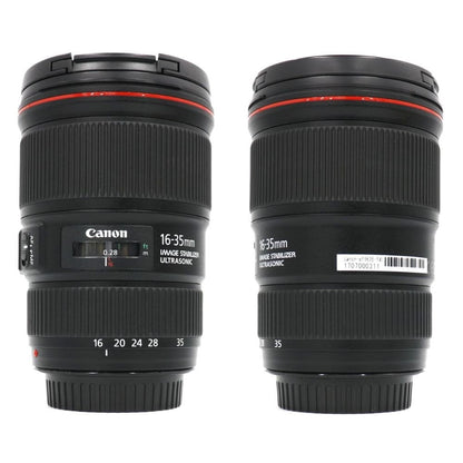 CANON EF16-35mm F4L IS USM 広角ズームレンズ canon-ef1635-f4l   整備済みアウトレット品 [中古(A)]