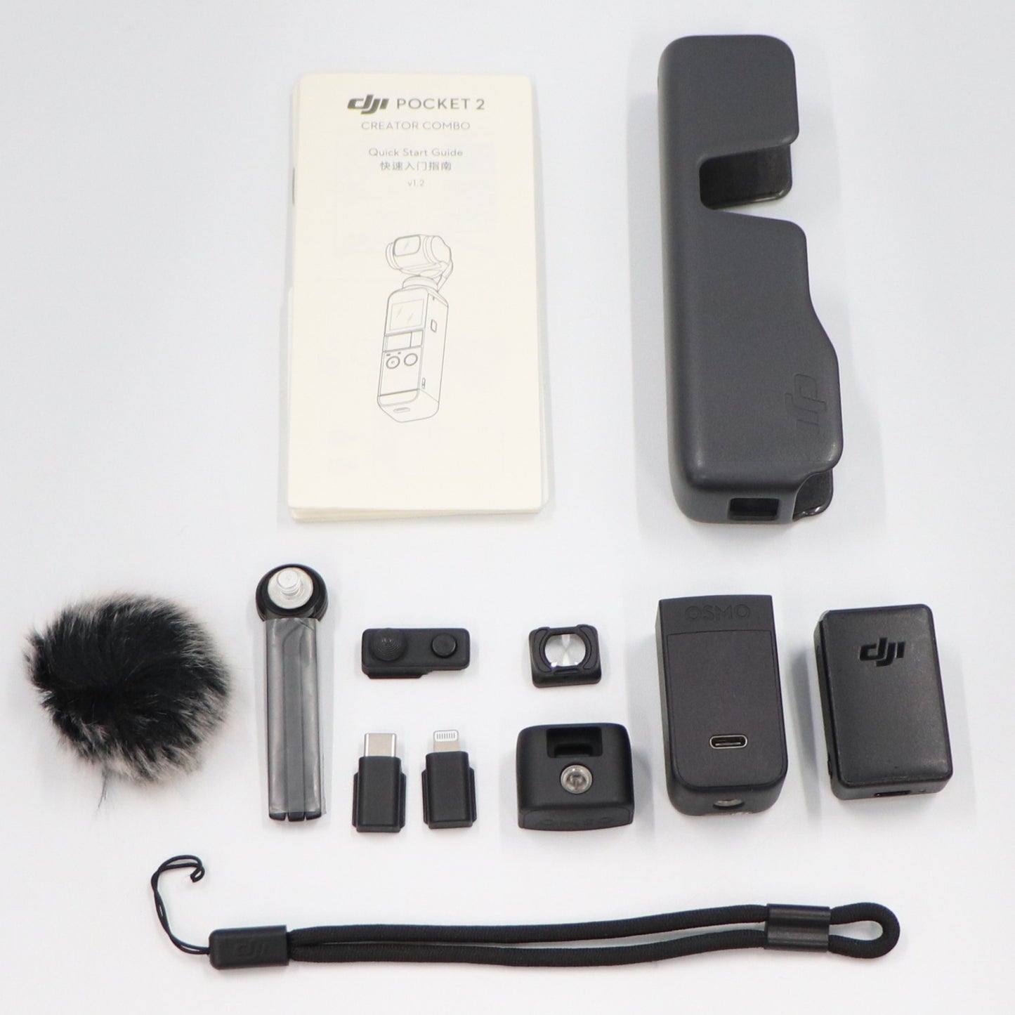 [中古(C)]  DJI Pocket 2 Creator Combo (ポケット2クリエーターコンボ) 3軸スタビライザー搭載 ハンドヘルドカメラ ビデオカメラ osmopocket-2-combo　[可]