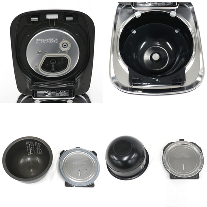 [中古(B)] [5.5合炊き] 東芝 炎匠炊き RC-10ZWW 真空圧力IH 炊飯器 rc-10zww-gb グランブラック [良い]