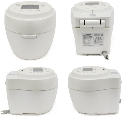 [中古(B)] [5.5合炊き] 三菱電機 本炭釜 紬 NJ-BW10G ジャー炊飯器 5.5合 白真珠 nj-bw10g 白真珠 [良い]
