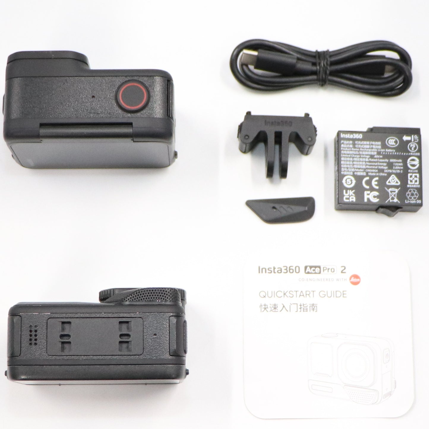 [中古(B)] Insta360 Ace Pro 2 アクションカメラ　insta360-ace-pro2-bk ミッドナイトブラック [良い]